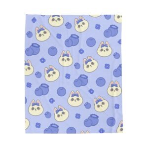 Bunnies and Blueberries Blanket