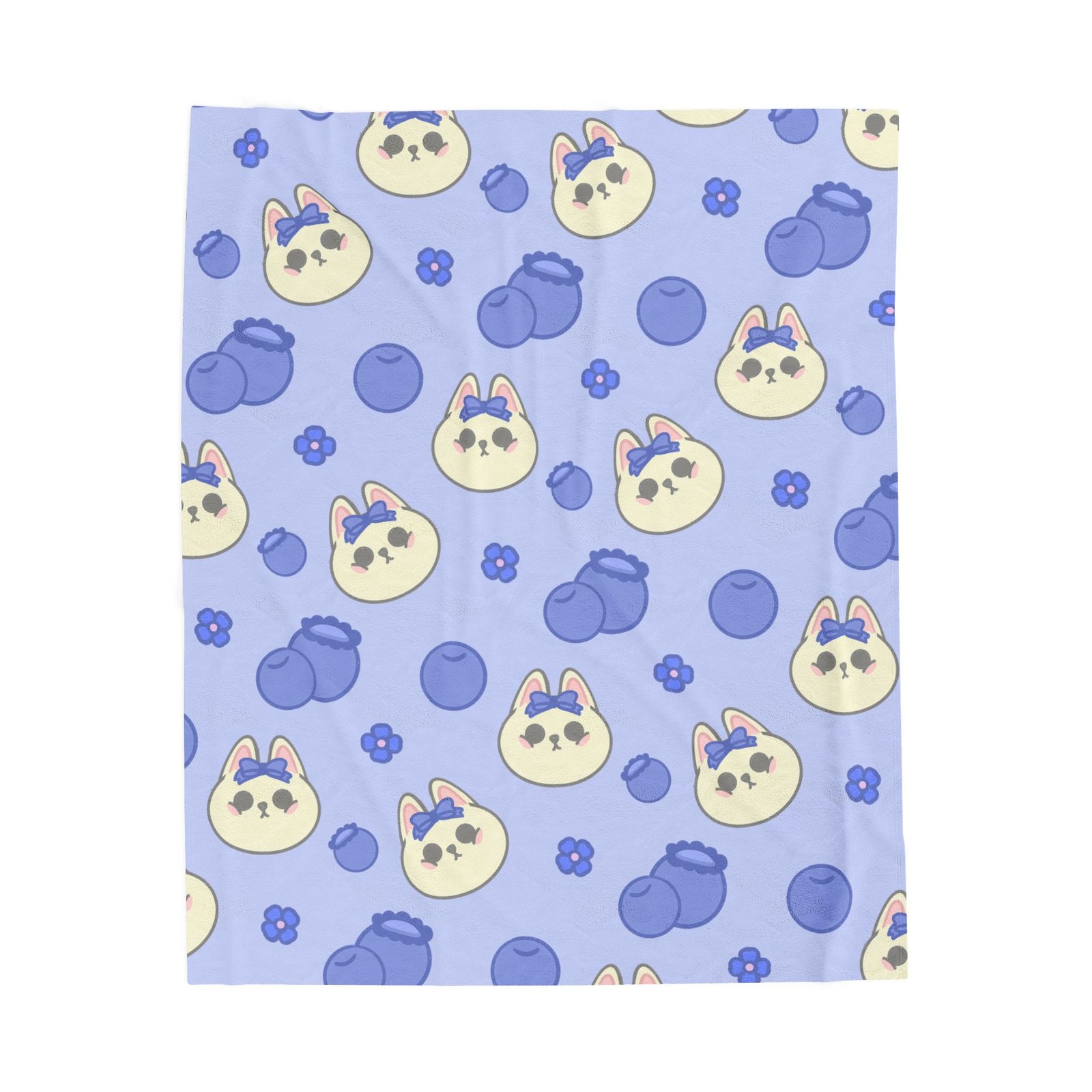 Bunnies and Blueberries Blanket