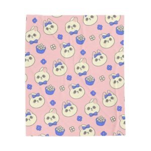 Bunnies and Flowers Blanket