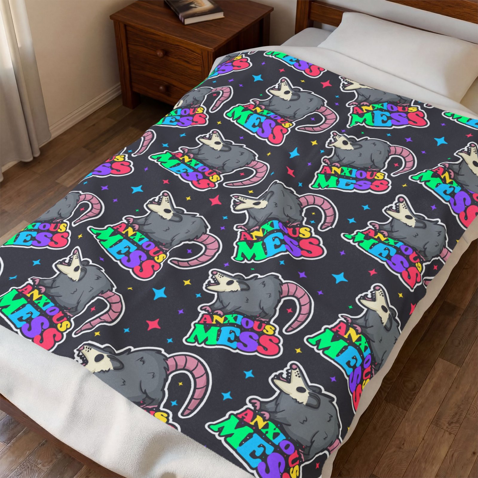 Anxious Mess Possum Blanket - Image 3