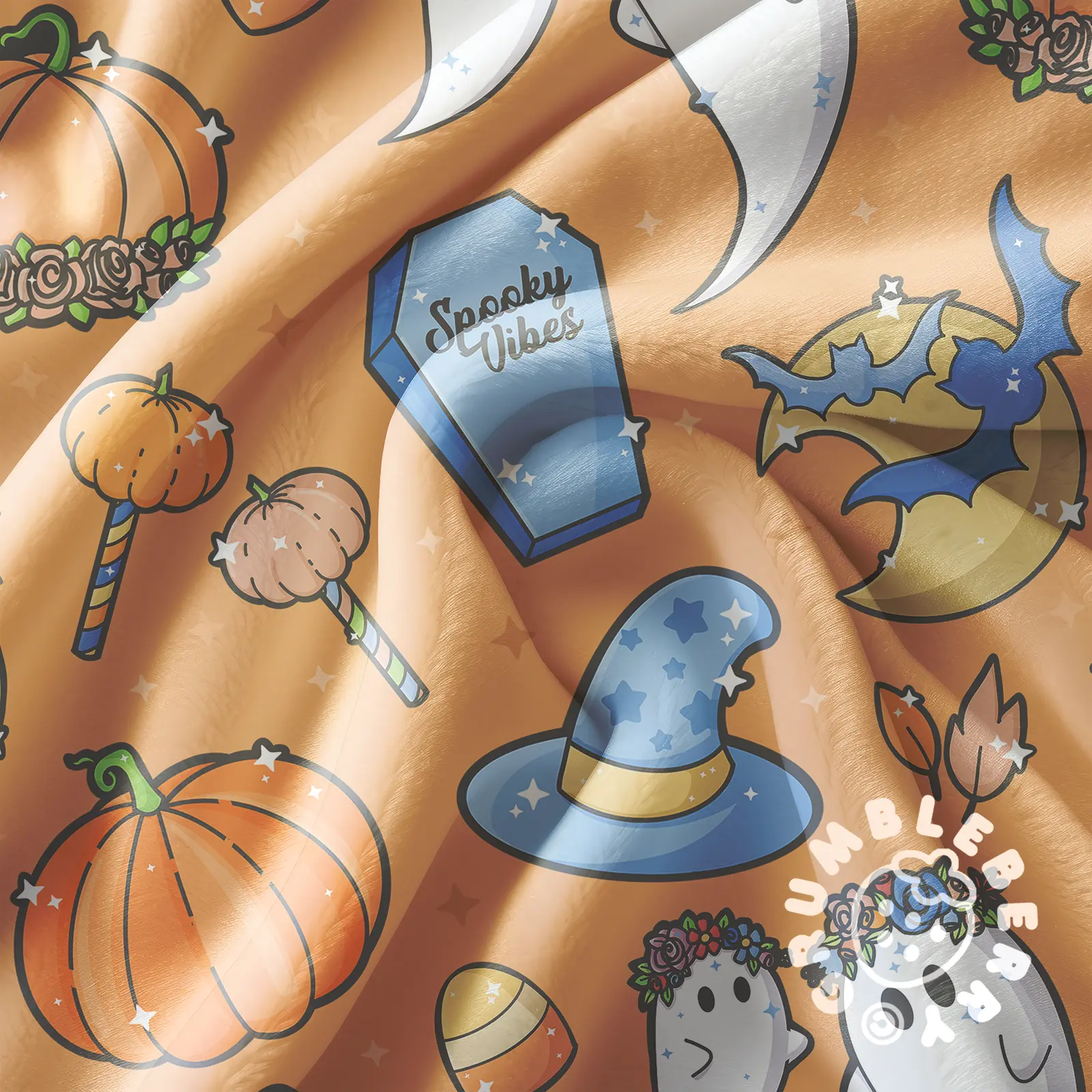 Autumn Vibes Orange Blanket - Image 5