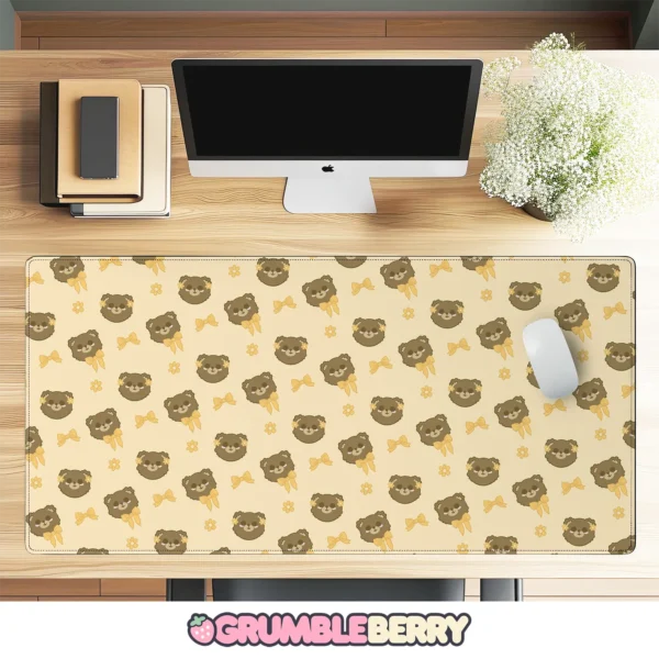 Bears and Bows Desk Mat