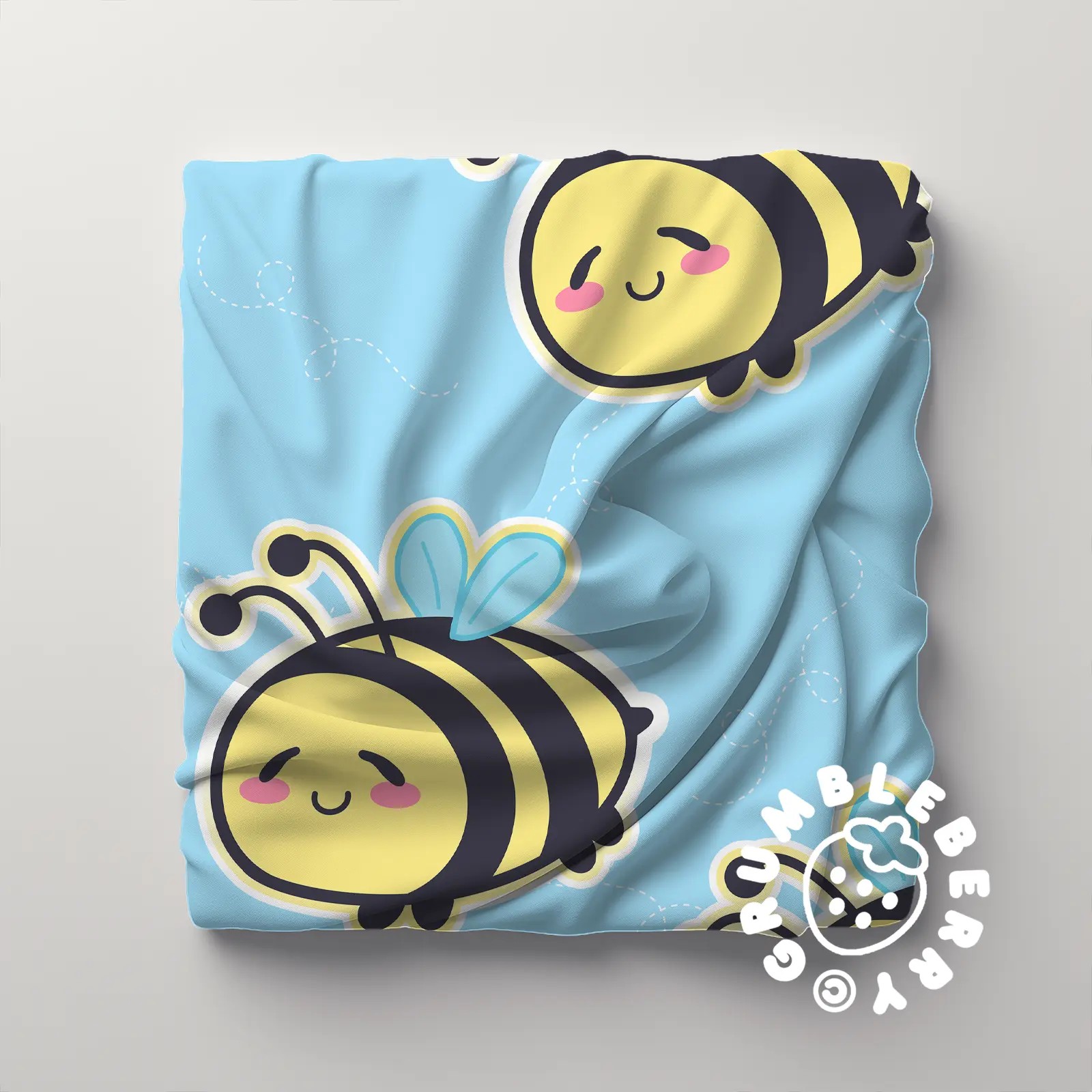 Bumbleboo Blue Blanket - Image 5