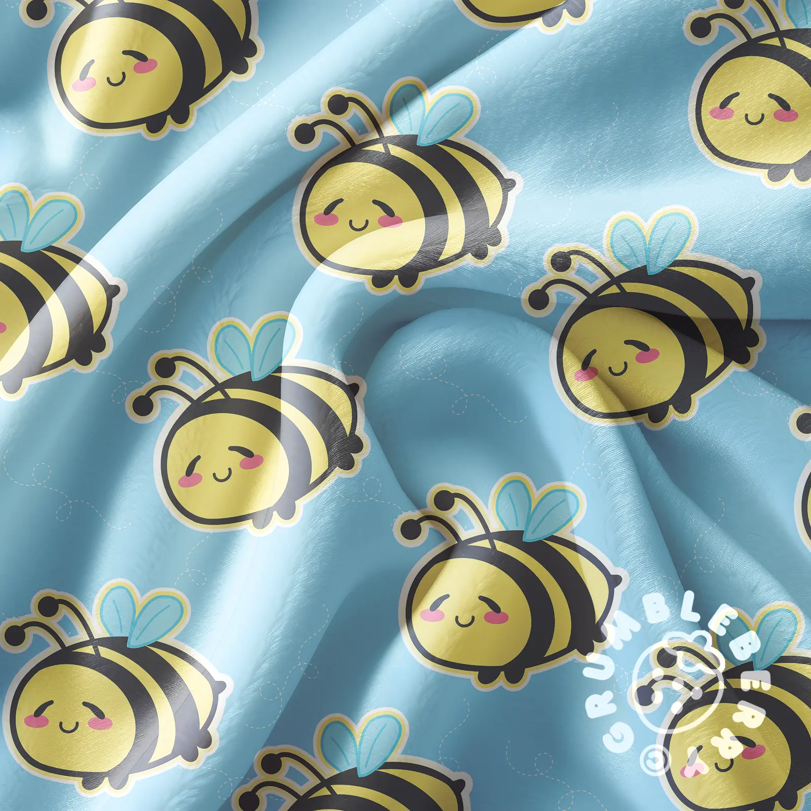 Bumbleboo Blue Blanket - Image 3