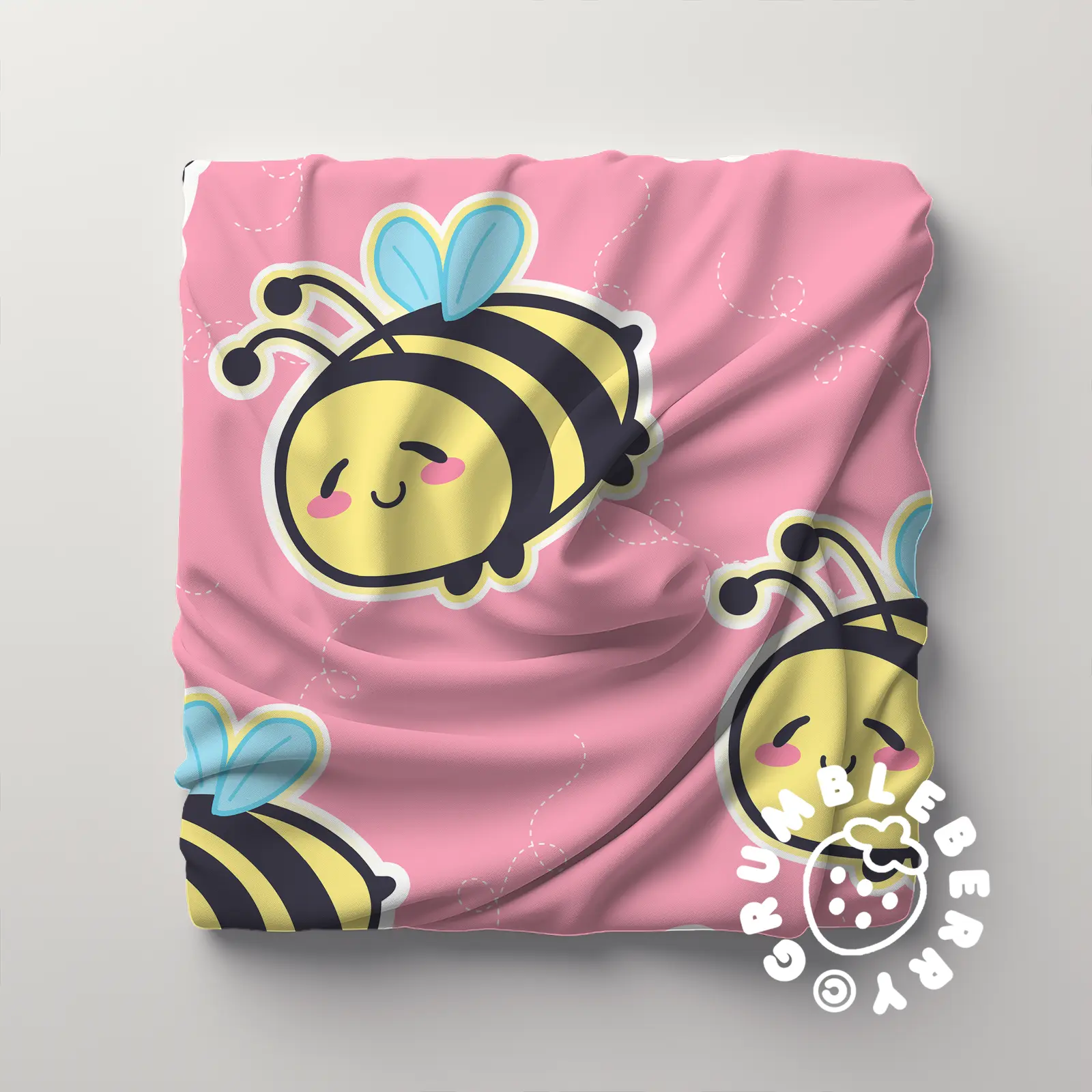 Bumbleboo Pink Blanket - Image 5