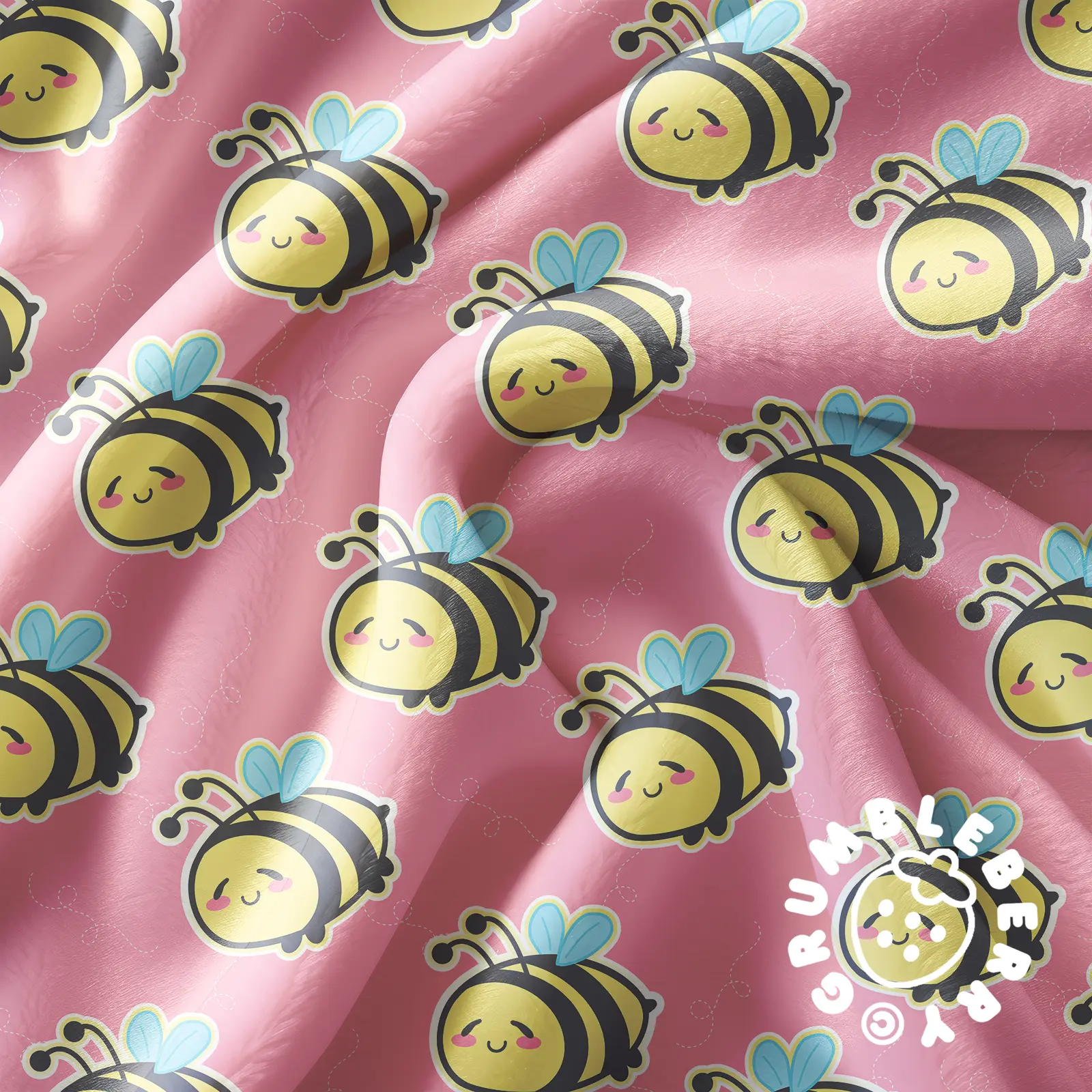 Bumbleboo Pink Blanket - Image 3