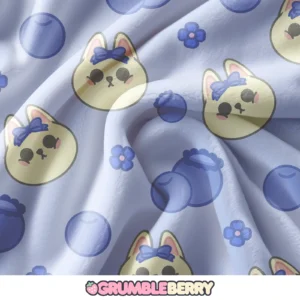 Bunnies and Blueberries Blanket