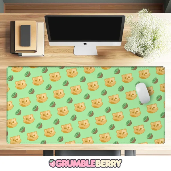 Cats and Kiwis Desk Mat
