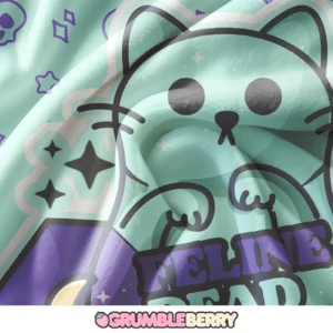 Feline Dead Inside Blanket