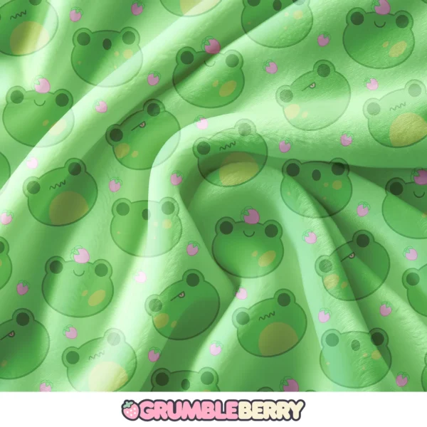 Frog and Strawberries Blanket
