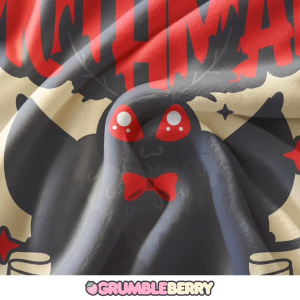 Mothman Is My Boyfriend Character Blanket