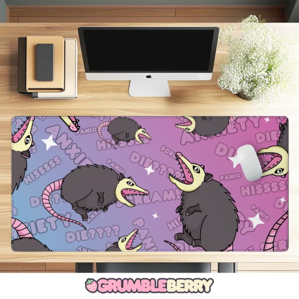 Panic Possum Desk Mat