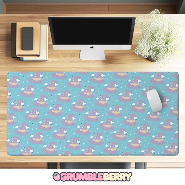 Pastel Witches Hat Desk Mat