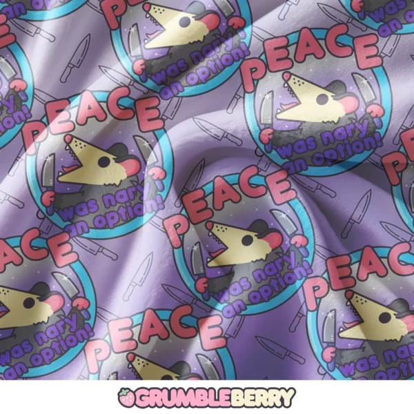 Peace Was Nary An Option Possum Blanket