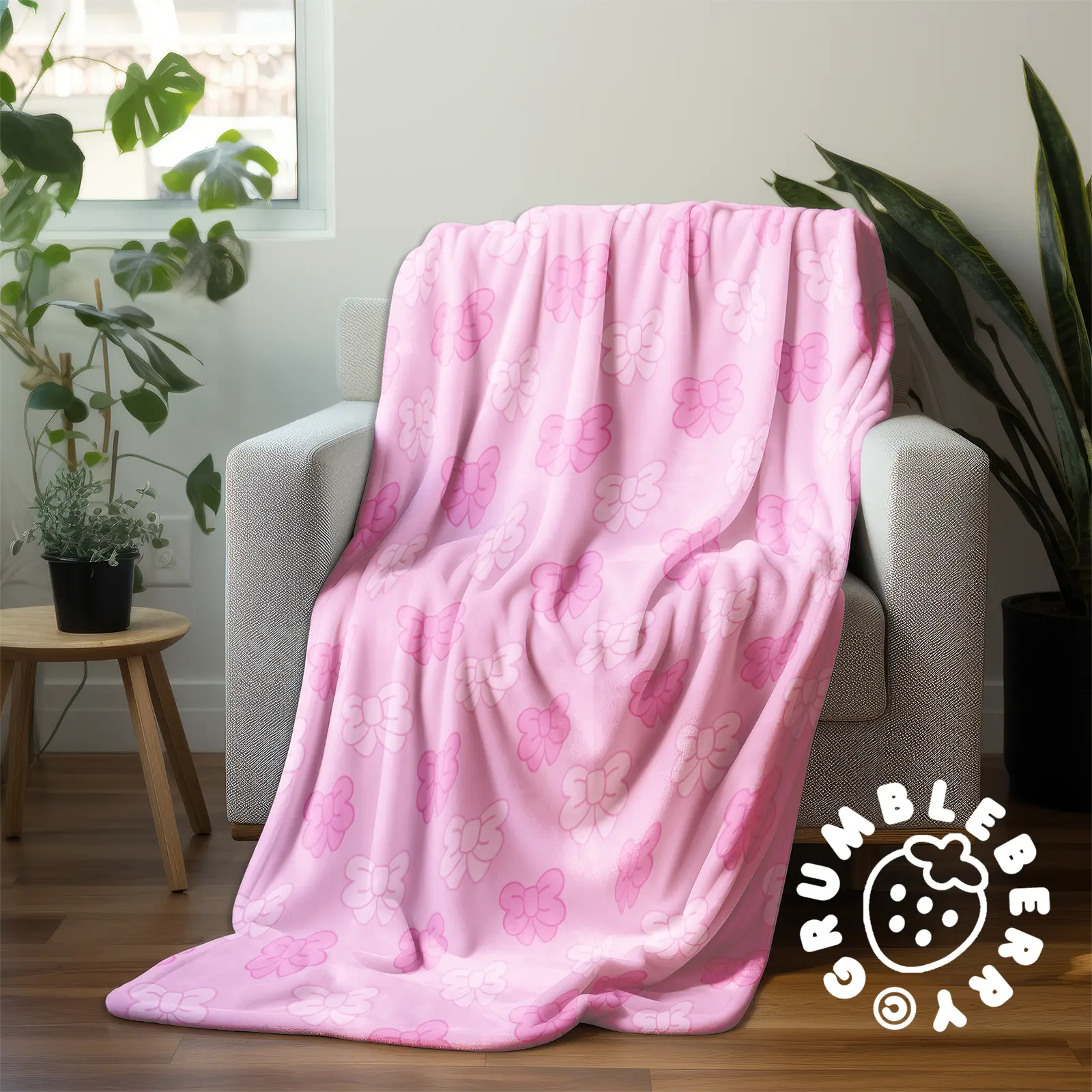 Pink Bows Blanket - Image 4