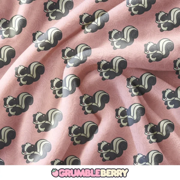 Skunks and Roses Blanket