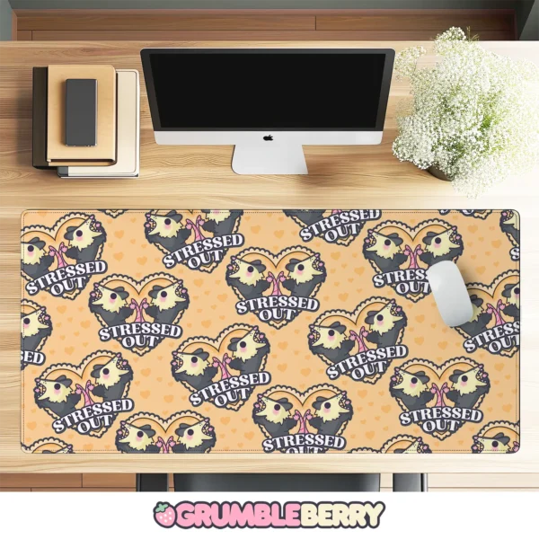 Stressed Out Possum Desk Mat