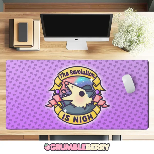 The Revolution is Nigh Desk Mat